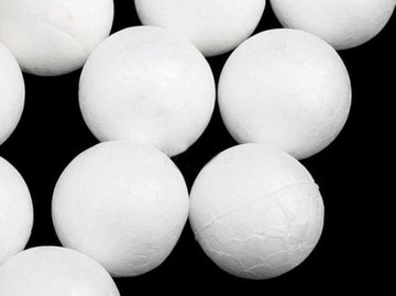 STYROPIANOWE KULKI BOMBKI STYROPIAN 3,3cm/10szt