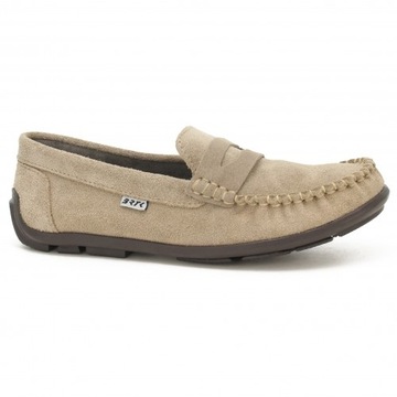 BUTY DZIECĘCE chłopięce WYGODNE welurowe PÓŁBUTY wizytowe BARTEK r. 38