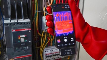 UTI740M Термическая визуализация камера 400x300 -20-550 ° C к телефону UN-T