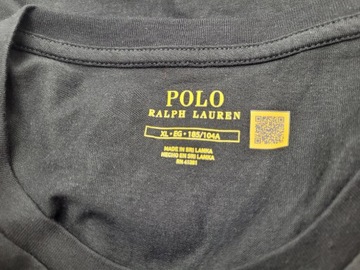 POLO RALPH LAUREN KOSZULKA LONGSLEEVE CZARNA r. XL