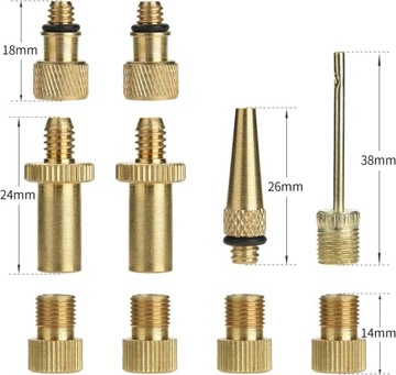 Переходник лопастного клапана, комплект переходников клапана 12 шт.