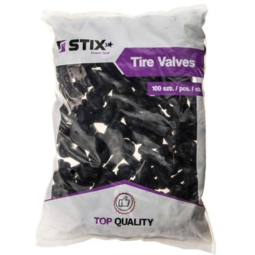 БЕСТРУБНЫЙ КЛАПАН TR413 КЛАПАНЫ ДЛЯ СТАЛЬНЫХ И АЛЮМИНИЕВЫХ ДИСКОВ STIX 40 ШТ.