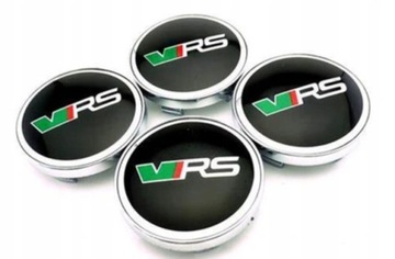 Komplet 4szt Dekielki SKODA logo felgi 60MM VRS