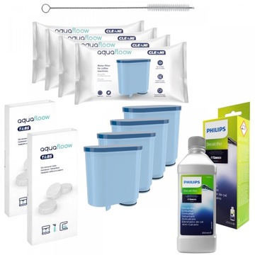 4x Filtr wody do ekspresu PHILIPS Latte Go zestaw