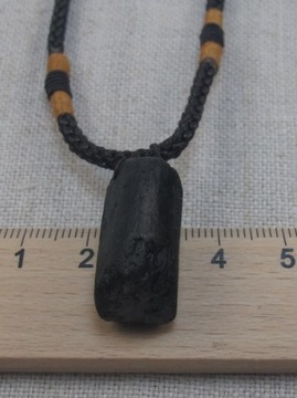 КУЛОН колье ТУРМАЛИН черный КАМЕНЬ [N330]