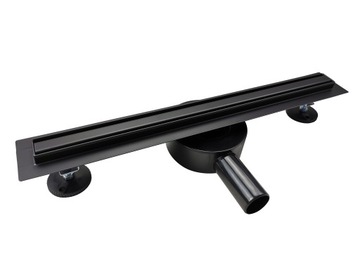 Odpływ Liniowy Swiss Liniger Czarny Mat LS50B 80cm