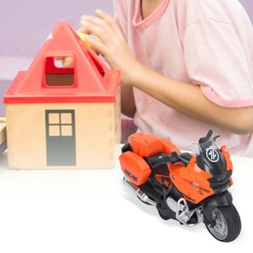 Масштаб 1:16, игрушечный мотоцикл, стоп-звуковой свет