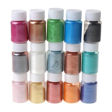 Mica Powder Epoxy Resin Dye 8/12/15 Kolory Powder