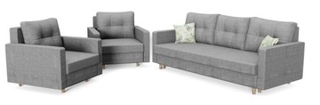 KANAPA SOFA TAPCZAN + FOTEL 2 ZESTAW 3+1+1 Loft