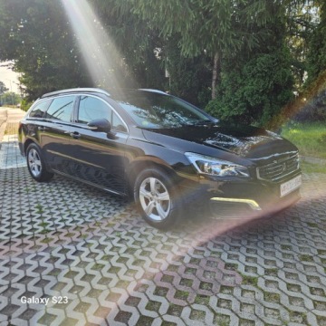 Peugeot 508 I SW Facelifting 1.6 BlueHDi 120KM 2015 Peugeot 508 Aluminiowe FelgiCzujniki ParkowaniaNawigacjaGwarancja Vip, zdjęcie 5
