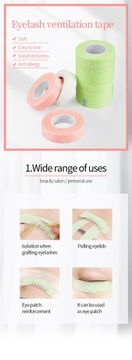 GLAMLASH 5PCS Transparent Medical PE False Ey