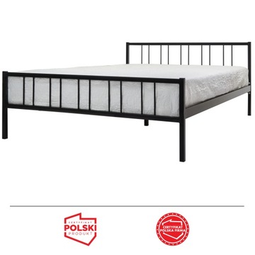 Solidne ŁÓŻKO METALOWE 120 x 200 ze stelażem PRODUKT POLSKI - łóżka Ł2/120