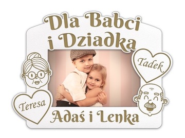 Ramka dla dziadków, babci, dziadka dzień dziadków prezent ramka na zdjęcie