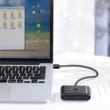 UGREEN АДАПТЕР-концентратор-разветвитель USB-C 4x USB 3.0 1M