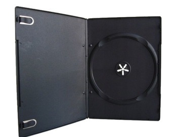 20 x ETUI NA 1 PŁYTY DVD BOX 7MM SUPER SLIM CZARNE