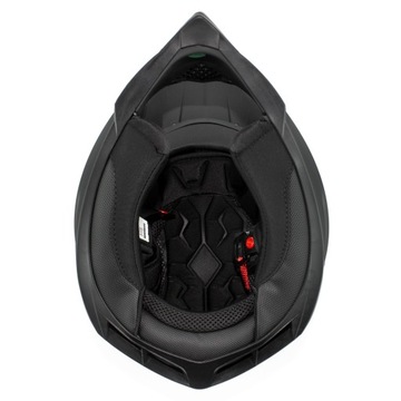 Велосипедный шлем SHOT Pulse для даунхилл-кросс-эндуро с козырьком, черный L + очки