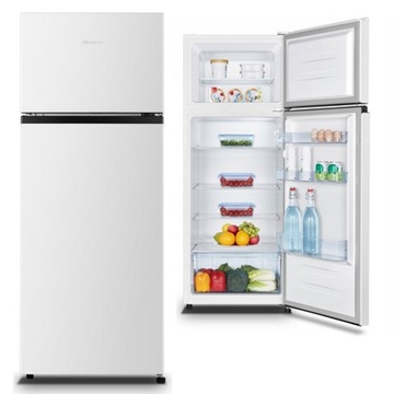 Холодильник Gorenje с морозильной камерой 143,4 см, белый, двухдверный со светодиодной подсветкой, ширина 55 см