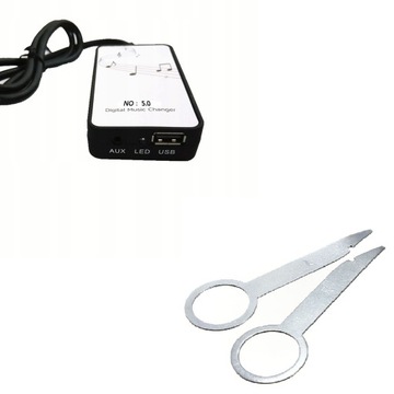 CYFROWA ZMIENIARKA BLUETOOTH USB VW AUDI SKODA SEAT VW + 2 KLUCZE DO RADIA