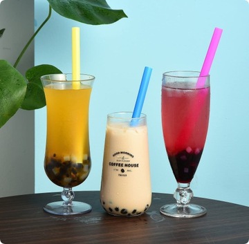 Соломинки Jumbo Godan многоразовые толстые 9х240мм 250 шт.