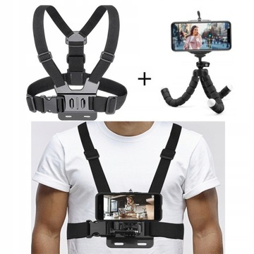 Гибкий держатель штатива для GoPro 12 11 10 9 8 7, телефона, смартфона