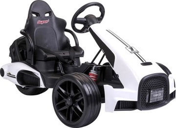 GOKART ELEKTRYCZNY BOLID 12V KOŁA EVA 2X45W
