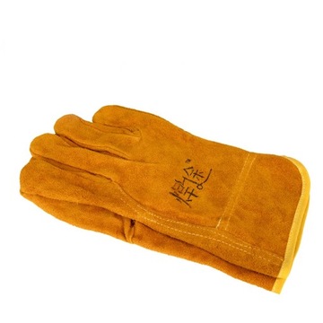 Short Welding Gloves Leather Labor Protection