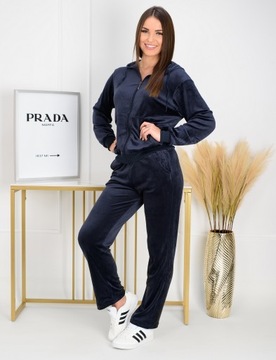 WE9110 r. M ЖЕНСКИЙ ВЕЛЮРОВЫЙ СПОРТИВНЫЙ КОМПЛЕКТ