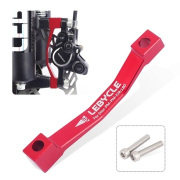 Rowerowy hamulec tarczowy Adapter do przednie koła do tylnych kół złoty zie