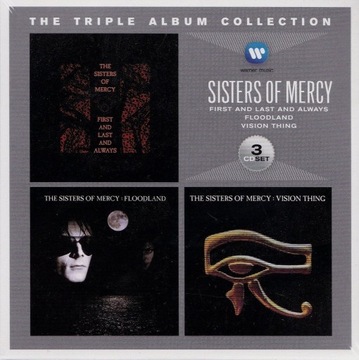 3 CD- SISTERS OF MERCY- THE TRIPLE ALBUM COLLECTION (NOWA W FOLII)