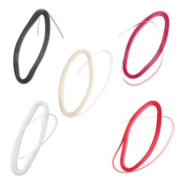 Кринолиновая тесьма из конского волоса своими руками для шляпы белого цвета