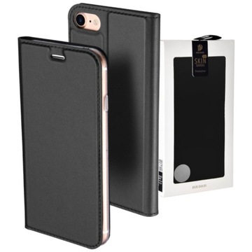 Etui z klapką Dux Ducis do Apple iPhone SE 2022/2020, 8/7 Skin Pro czarny