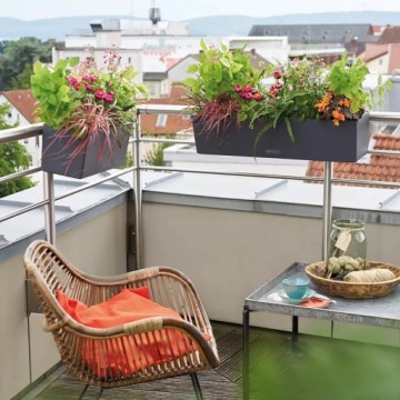 Цветочный горшок, балконный ящик Balconera цвет 40 белый Lechuza
