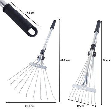 ВЫДВИЖНОЙ, РЕГУЛИРУЕМЫЙ ВЕНТИЛЯТОР ГРАБЛИ LUX SMALL 30см ПОЛЬСКИЙ ПРОДУКТ