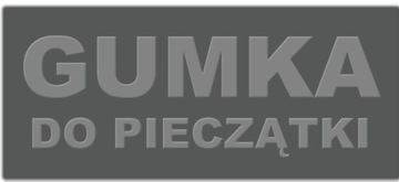 PIECZĄTKA Gumka do PIECZĄTKI 6 linii LOGO projekt