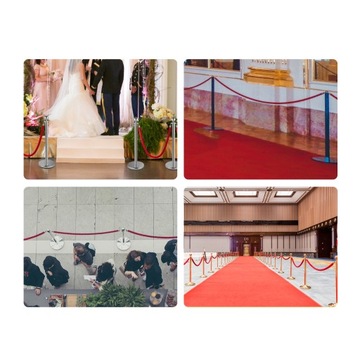 VIP-железнодорожный барьер 4 столба + 3 каната