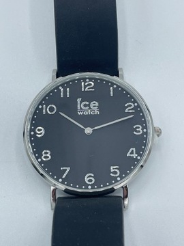 Zegarek damski czarny Ice Watch dodatkowy pasek skóra cienki