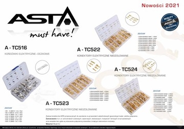 НЕИЗОЛИРОВАННЫЕ ЭЛЕКТРИЧЕСКИЕ РАЗЪЕМЫ 450 ШТ ASTA