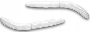 Libra Lures Przynęta Guma Fatty DWorm Tourna 5.5cm 001 White SER 1szt