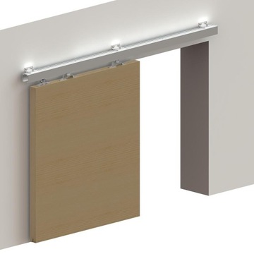 Настенный зажим для направляющей раздвижной системы. дверь