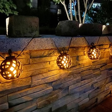 СОЛНЕЧНЫЕ СВЕТОДИОДНЫЕ ГИРЛЯНДЫ ФАКЕЛЫ САДОВЫЕ ФОНАРИ ЛОФТ ОГНЕННЫЕ ШАРЫ