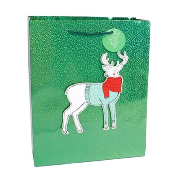 Подарочные пакеты с рождественскими оленями