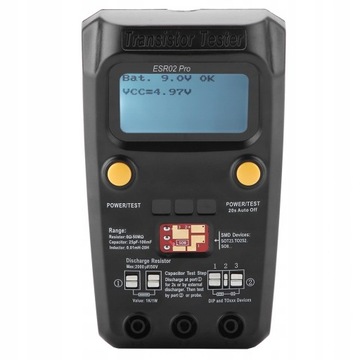 BSIDE ESR02 PRO CYFROWY TESTER TRANZYSTORÓW MIER