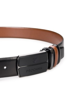 Ремень кожаный двусторонний 4в1 Прочник PM2 36/90