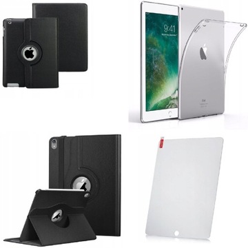 2x ETUI IPAD PRO 12,9 SKÓRZANE, SILIKONOWE + SZKŁO
