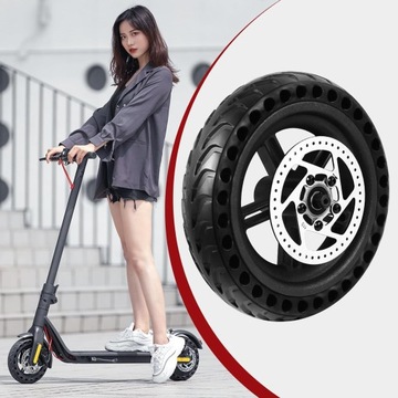 СКУТЕРЫ M365, ЦЕЛЬНЫЕ ШИНЫ СО СТУПИЦОЙ И ТОРМОЗНЫМ ДИСКОМ, УСТОЙЧИВЫЕ К ПРОКОЛАМ