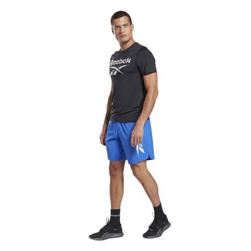 REEBOK CROSSFIT МУЖСКАЯ СПОРТИВНАЯ ФУТБОЛКА, МОЛОДЕЖНАЯ ТРЕНИРОВКА, ДЫШАЩАЯ