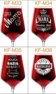 ПОДАРОК ​​ДЛЯ МАТЕРИ МАТЕРИ БОКАЛ ВИНА с гравировкой