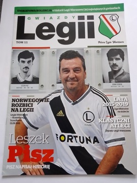 Gwiazdy Legii tom 11 Leszek Pisz Unikatowa kolekcja o historii Legii