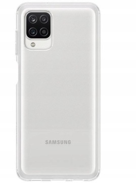 Oryginalne etui Samsung A12 bezbarwny Soft Clear8
