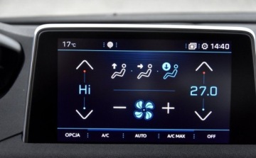 Peugeot 3008 II Crossover 1.6 BlueHDi 120KM 2017 Peugeot 3008 SKORA GT FULL Navi. BLIS linne assist Grzane fotele 1.6 120KM, zdjęcie 35